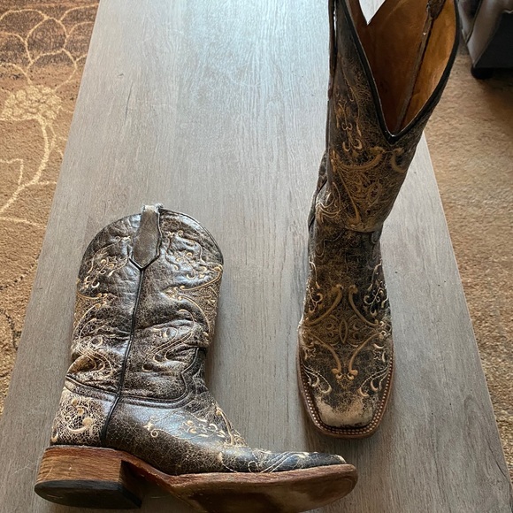 Circle G Shoes - Circle G Square Toe Boots